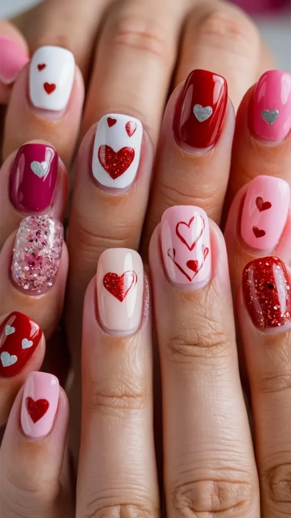 30+ Images of Cute Nails Ideas with Hearts – Perfect for Every Romantic Vibe!