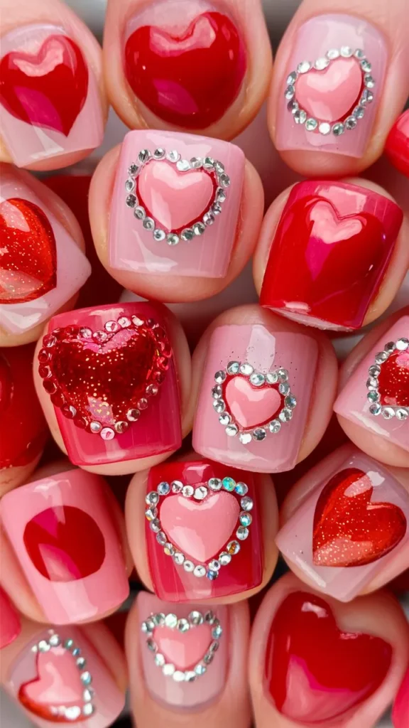 30+ Images of Cute Nails Ideas with Hearts – Perfect for Every Romantic Vibe!