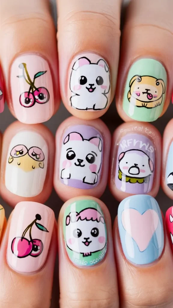 30+ Images of "Cute Kawaii Nail Ideas" to Inspire Your Adorable Style