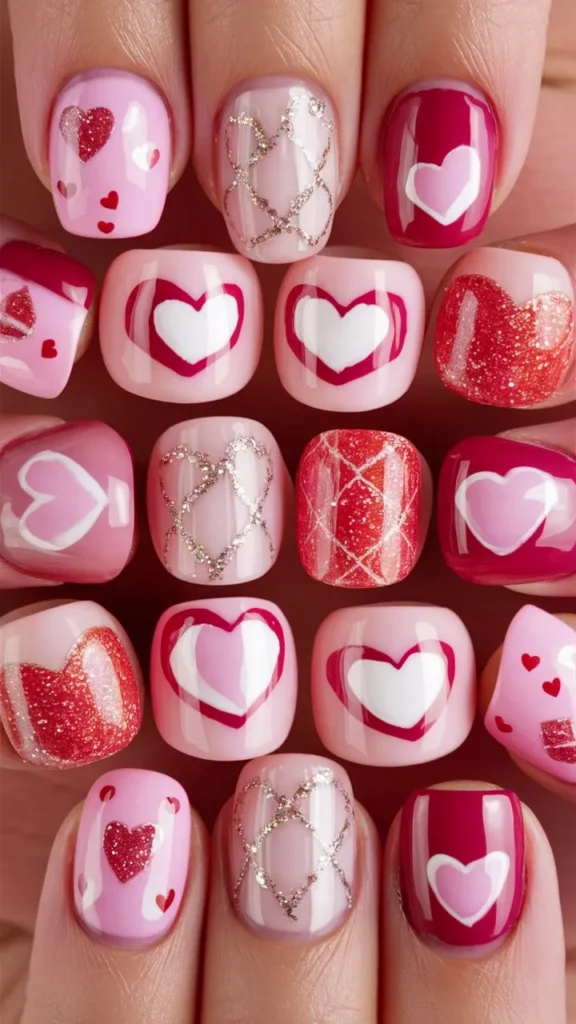 30+ Images of Cute Nails Ideas with Hearts – Perfect for Every Romantic Vibe!