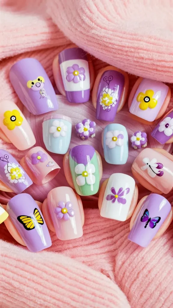 30+ Images of Cute Nails Ideas in Lilac