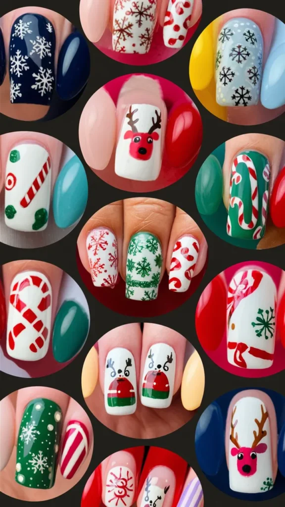 30+ Images of Cute Holiday Nail Ideas to Get You Festive