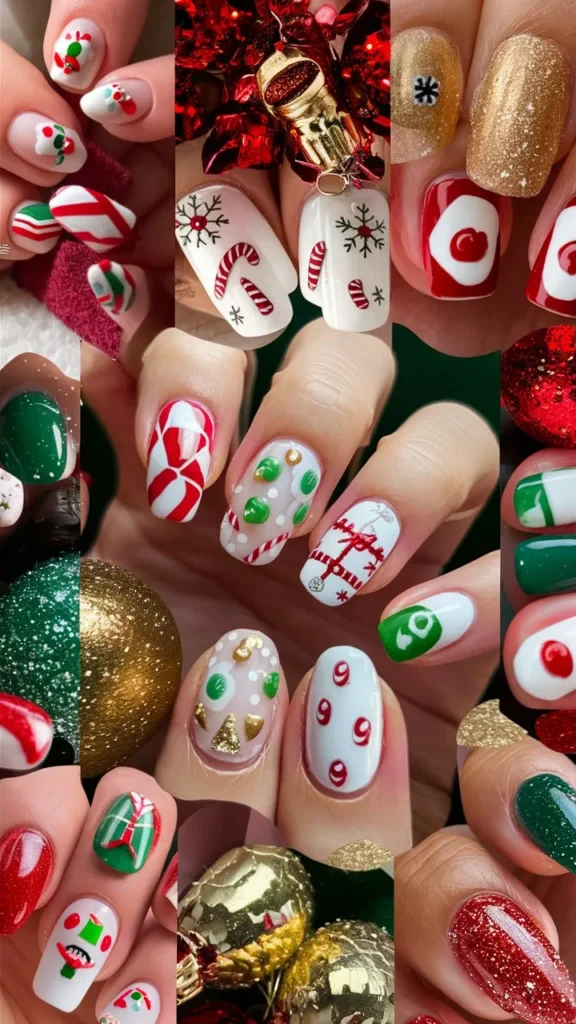 30+ Images of Cute Holiday Nail Ideas to Get You Festive