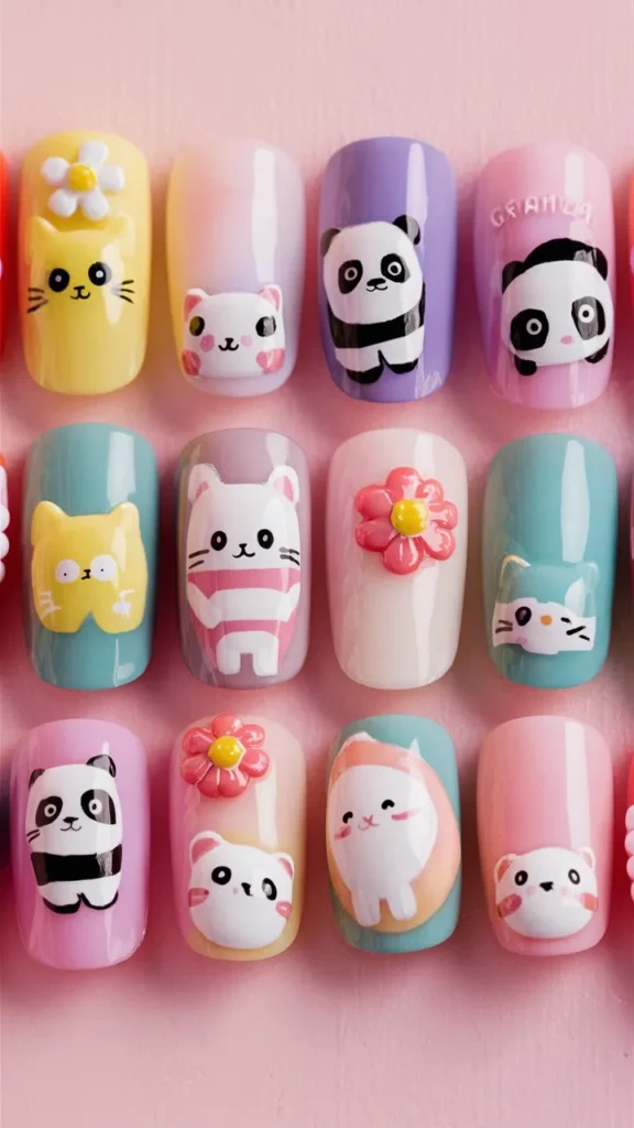 30+ Images of "Cute Kawaii Nail Ideas" to Inspire Your Adorable Style