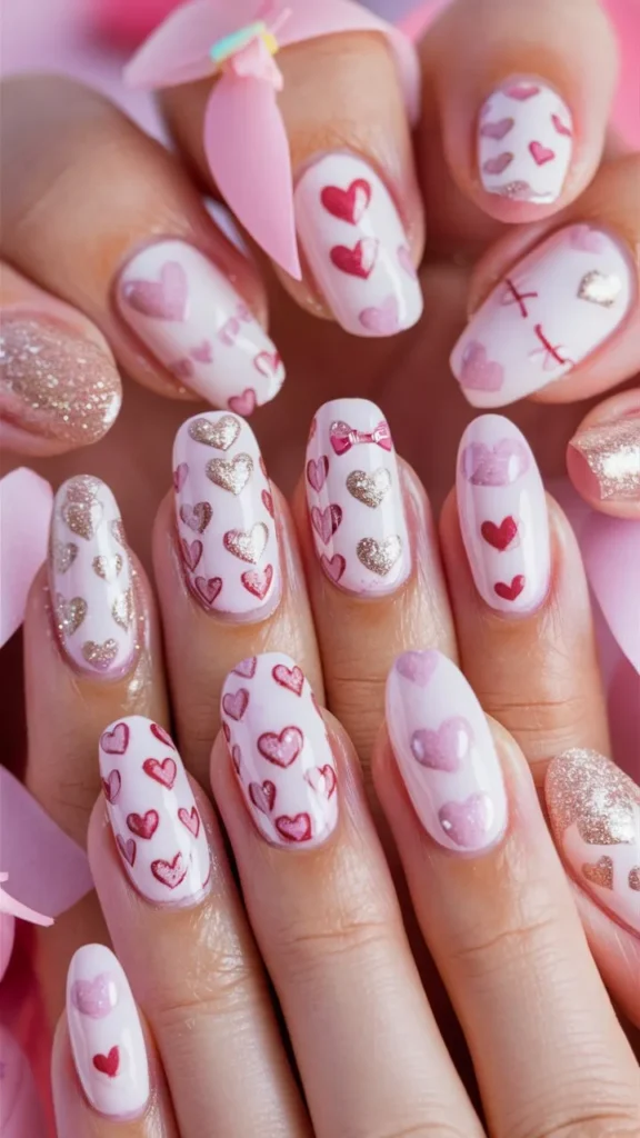 30+ Images of Cute Nails Ideas with Hearts – Perfect for Every Romantic Vibe!