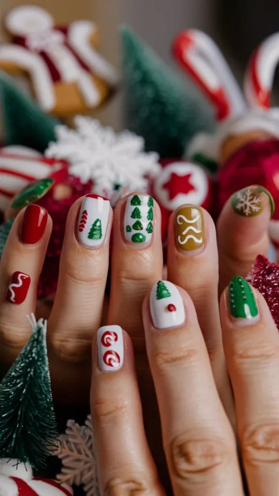 30+ Images of Cute Holiday Nail Ideas to Get You Festive