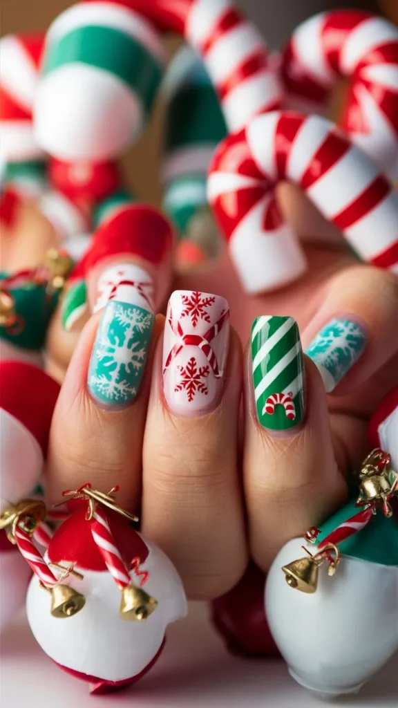 30+ Images of Cute Holiday Nail Ideas to Get You Festive