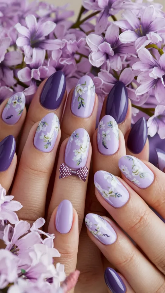 30+ Images of Cute Nails Ideas in Lilac