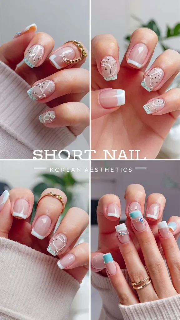 30+ Images of Cute Simple Korean Short Nails Ideas