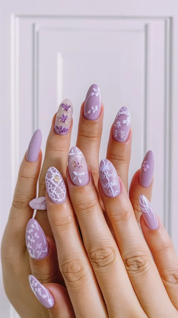 30+ Images of Cute Nails Ideas in Lilac