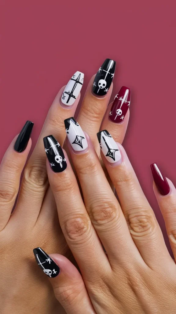 30+ Images of Cute Medium Acrylic Nails Coffin Ideas