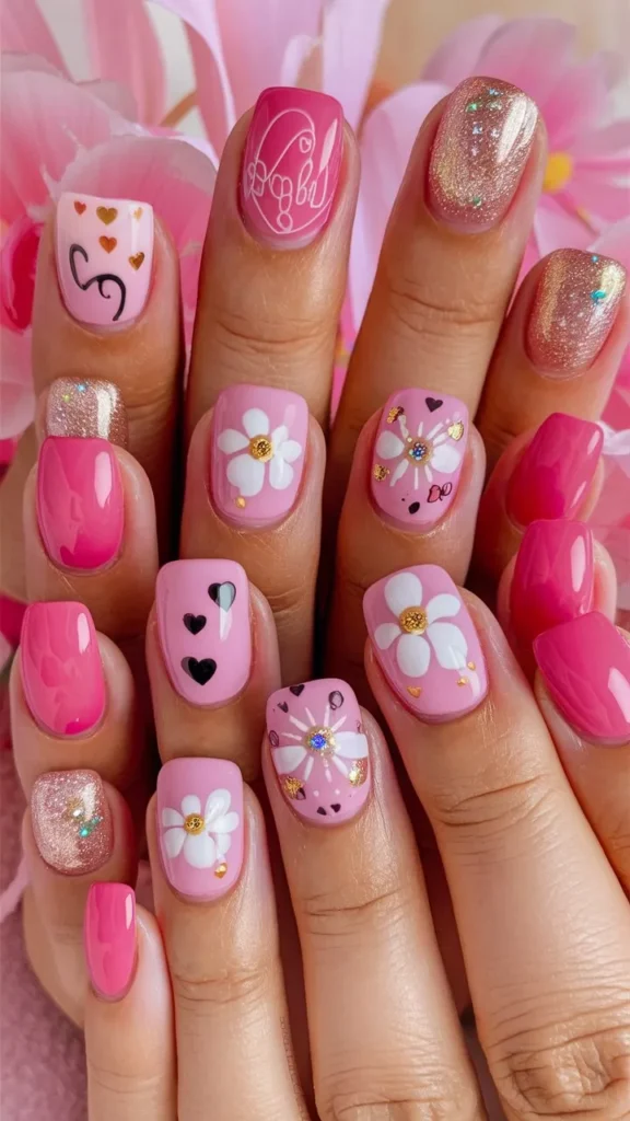 30+ Images of Cute Hot Pink Nail Ideas You’ll Love