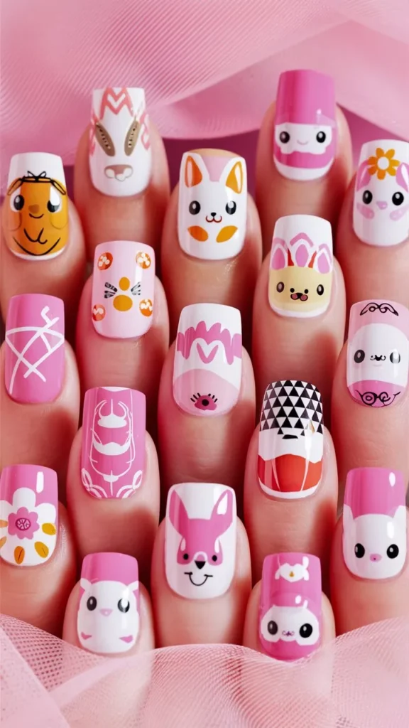 30+ Images of Cute Hot Pink Nail Ideas You’ll Love