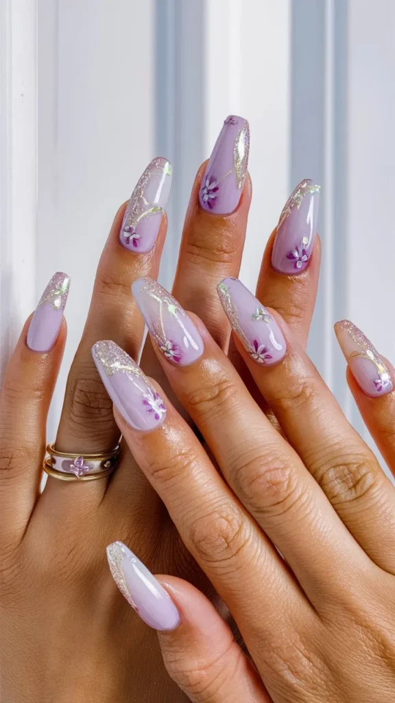 30+ Images of Cute Nails Ideas in Lilac