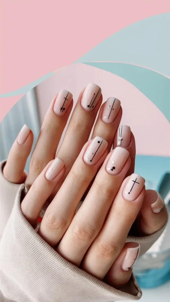 30+ Images of Cute Simple Korean Short Nails Ideas