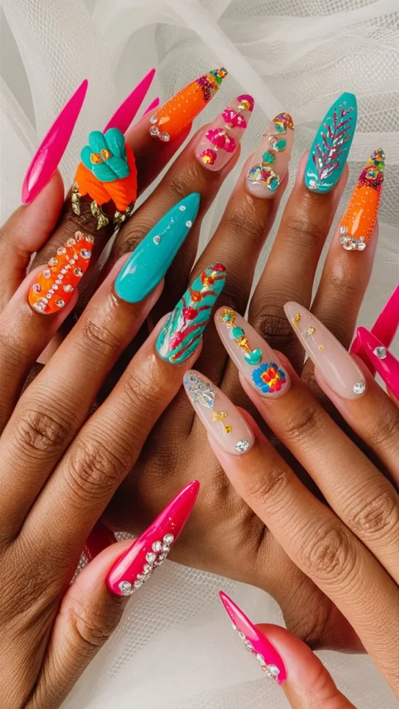 30+ Images of Cute Nails Ideas Latina Style