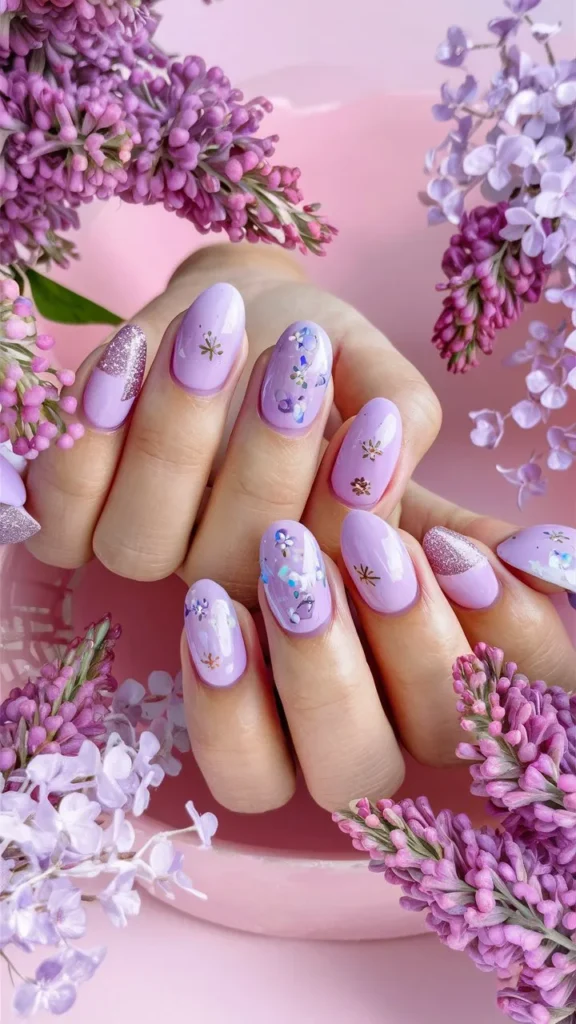 30+ Images of Cute Nails Ideas in Lilac