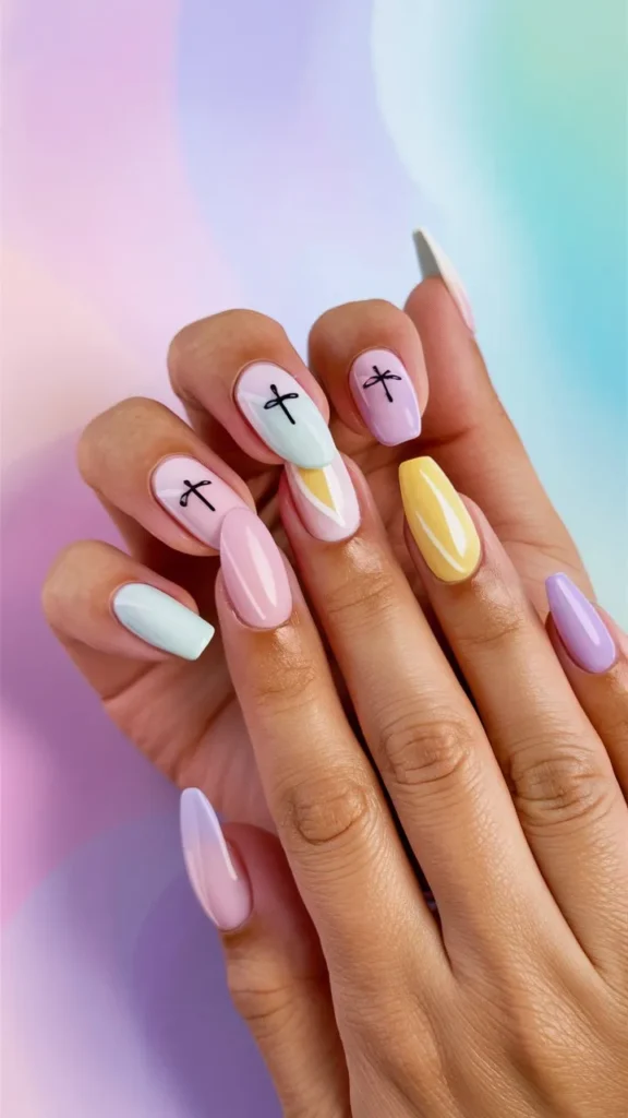 30+ Images of Cute Medium Acrylic Nails Coffin Ideas