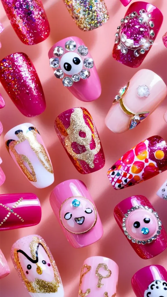 30+ Images of Cute Hot Pink Nail Ideas You’ll Love