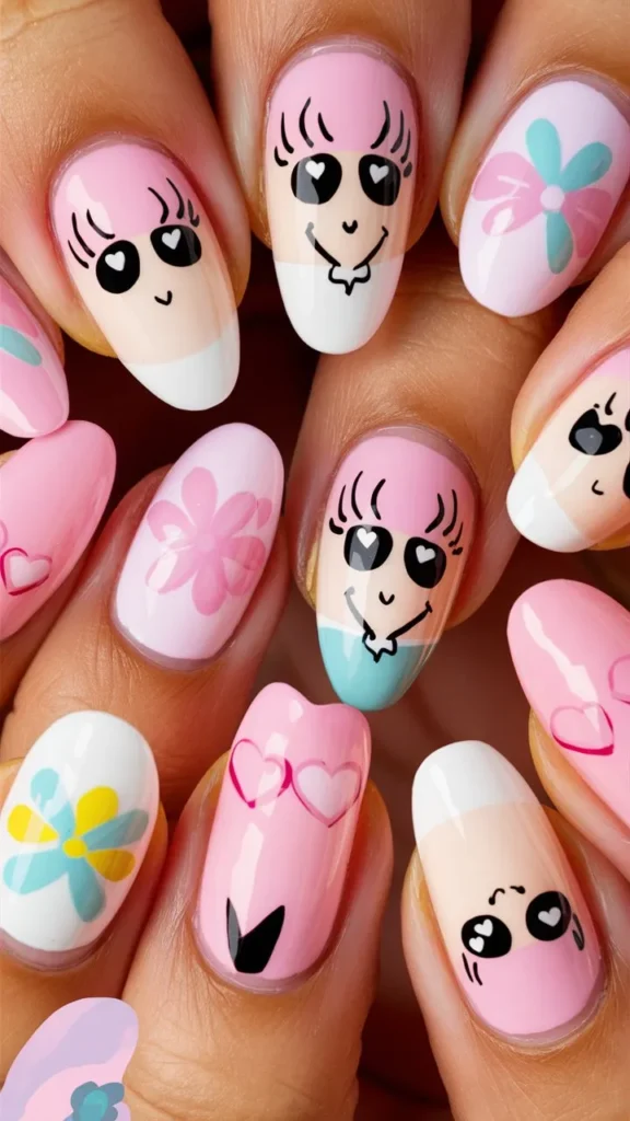 30+ Images of Cute Kuromi Nails Ideas for Every Kawaii Lover