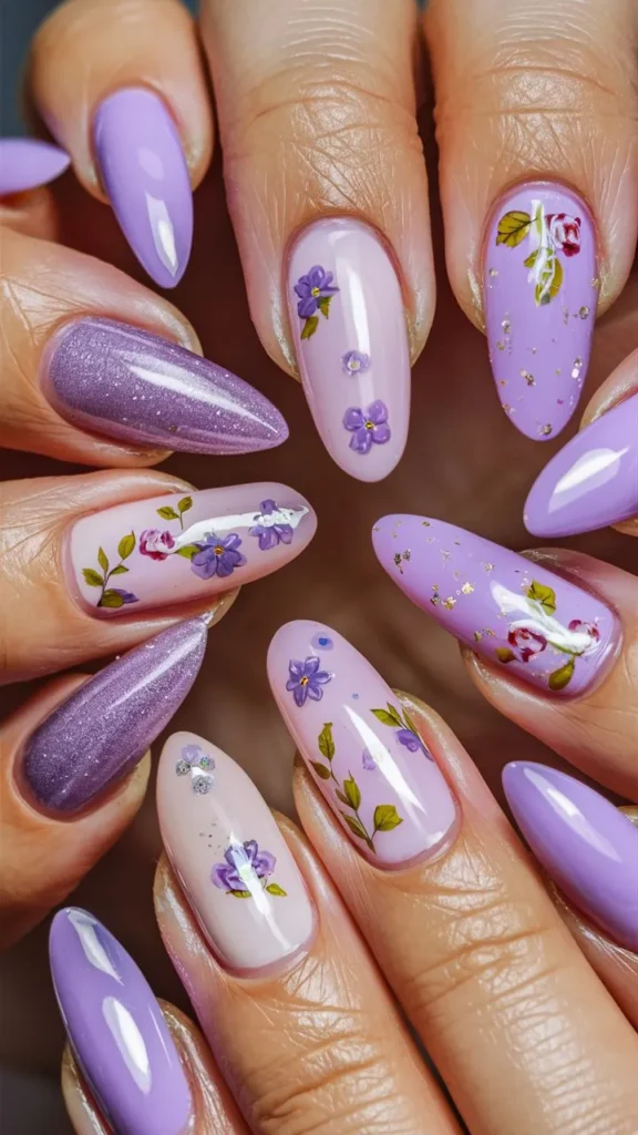 30+ Images of Cute Nails Ideas in Lilac