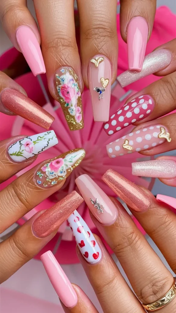 30+ Images of Cute Hot Pink Nail Ideas You’ll Love