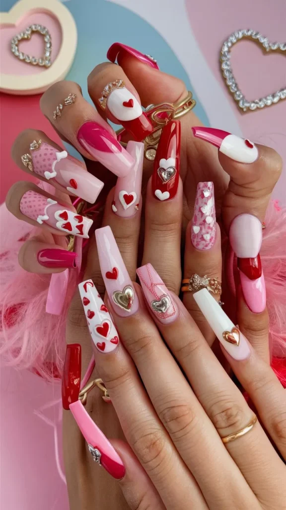 30+ Images of Cute Nails Ideas with Hearts – Perfect for Every Romantic Vibe!