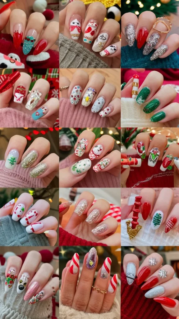 30+ Images of Cute Holiday Nail Ideas to Get You Festive