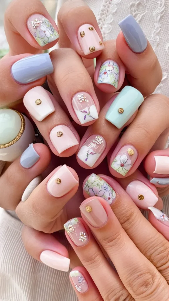 30+ Images of Cute Simple Korean Short Nails Ideas